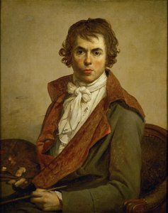 自画像 作： Jacques Louis David